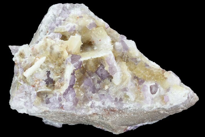 Purple Fluorite on Quartz Epimorphs - Arizona #103561